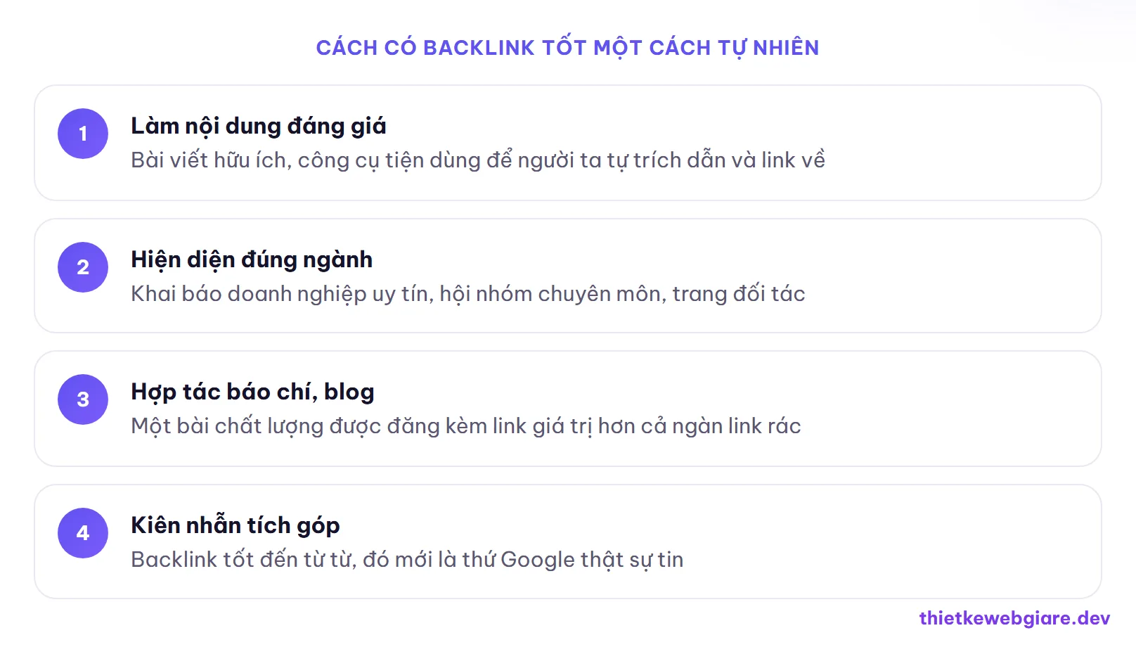 Cách có backlink tốt một cách tự nhiên — backlink là gì