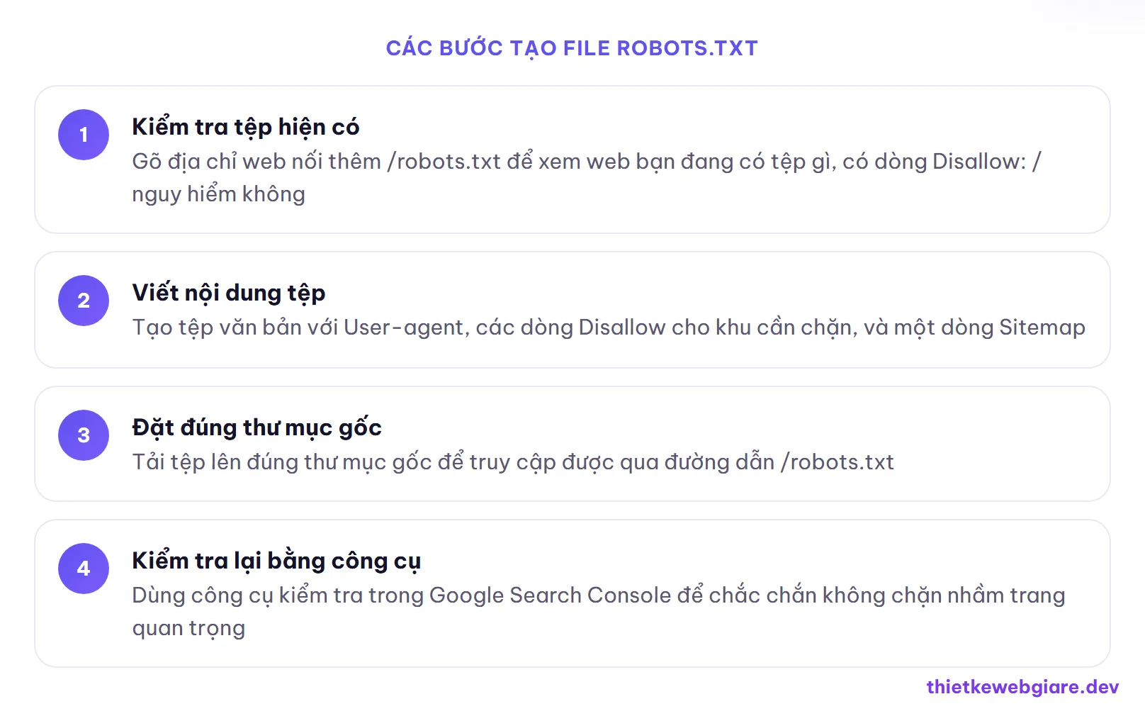 Các bước tạo file robots.txt — robots.txt là gì