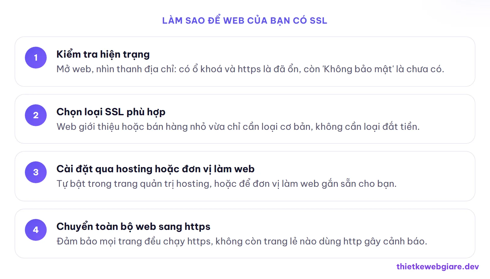 Làm sao để web của bạn có SSL — chứng chỉ SSL là gì