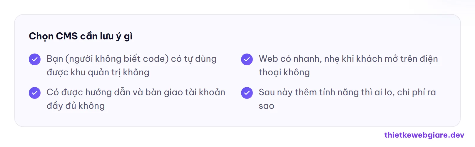 Chọn CMS cần lưu ý gì — CMS là gì