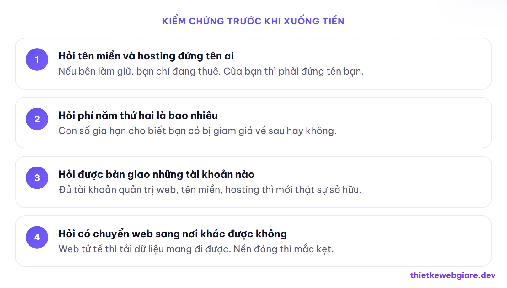 Kiểm chứng trước khi xuống tiền — có nên làm web 500k không