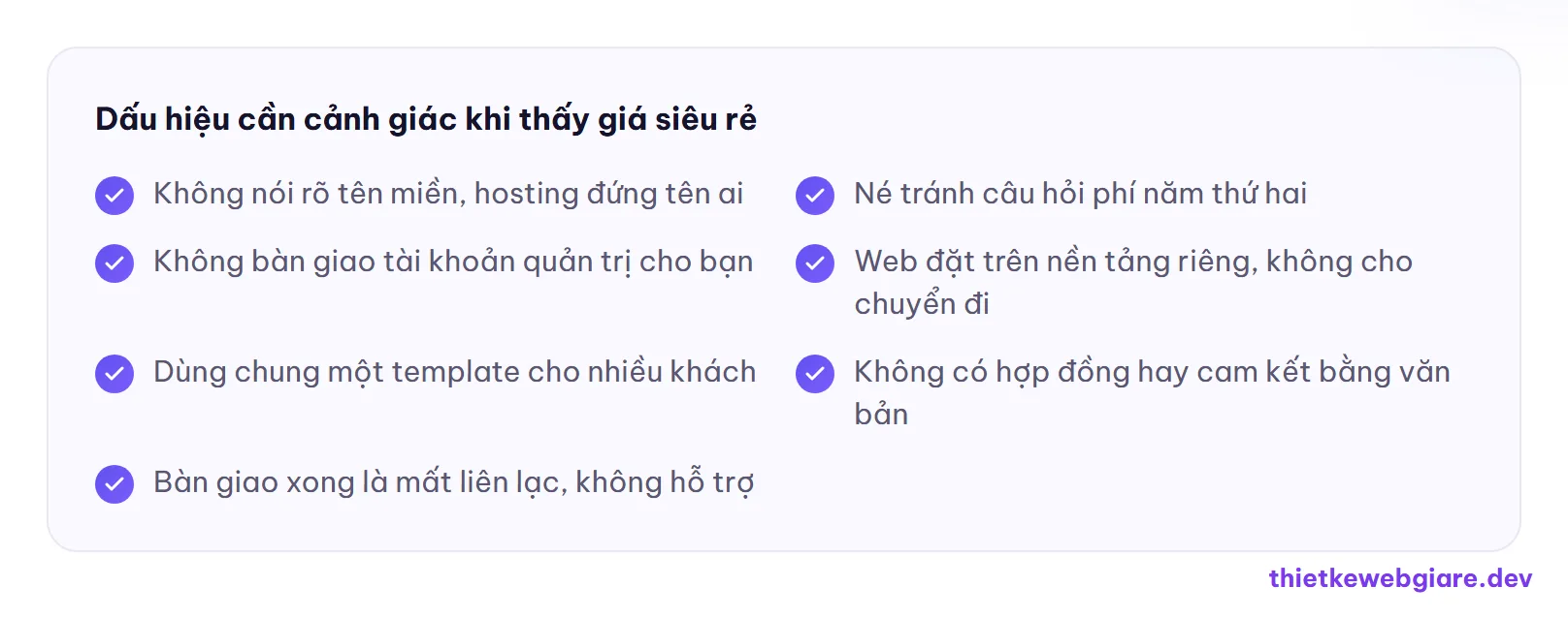 Dấu hiệu cần cảnh giác khi thấy giá siêu rẻ — có nên làm web 500k không