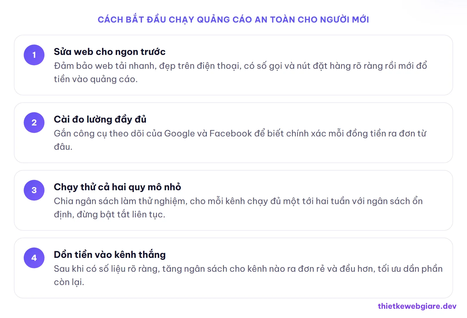 Cách bắt đầu chạy quảng cáo an toàn cho người mới — Facebook Ads hay Google Ads