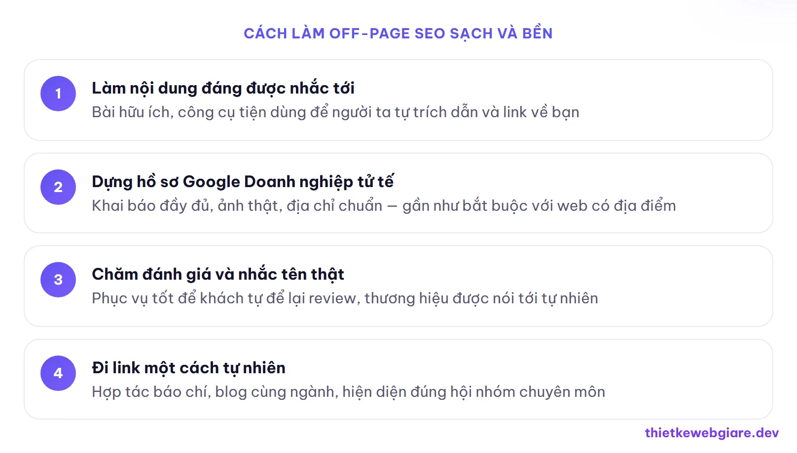Cách làm off-page SEO sạch và bền — off-page SEO là gì