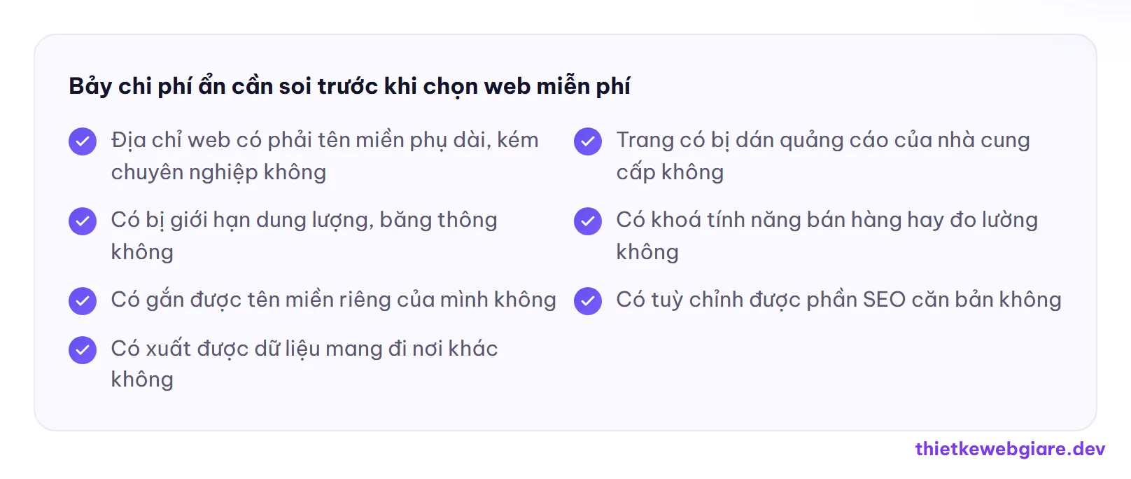 Bảy chi phí ẩn cần soi trước khi chọn web miễn phí — web miễn phí có thực sự miễn phí không