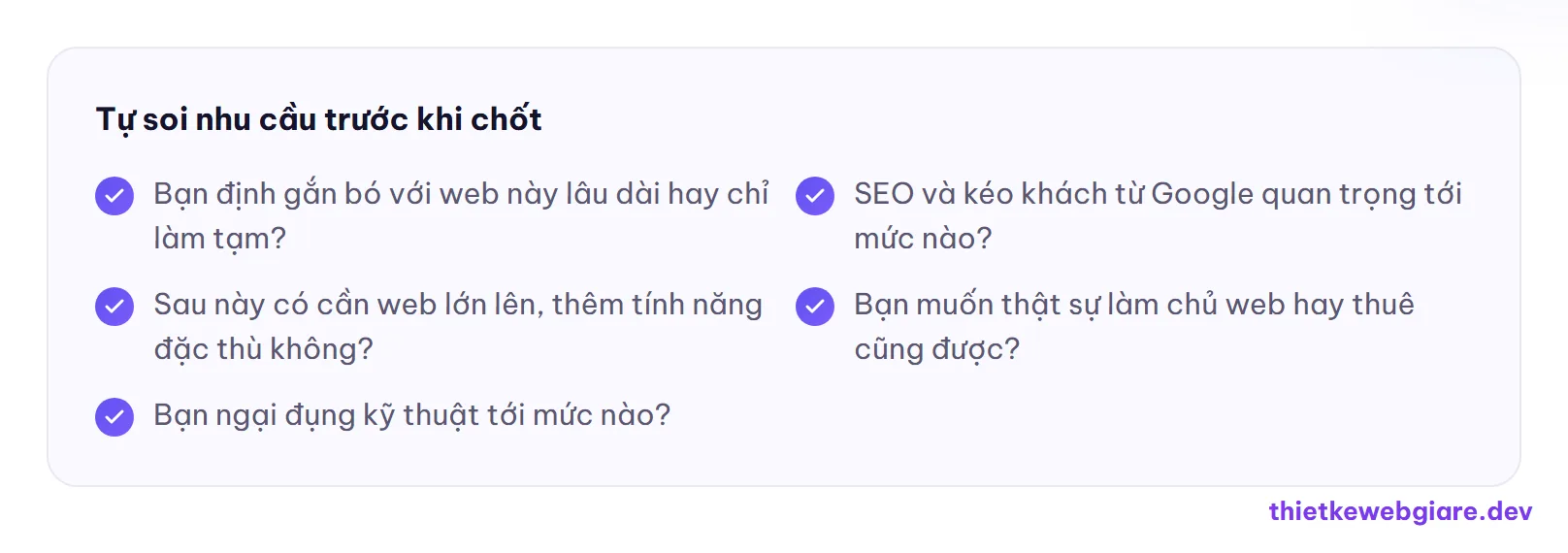 Tự soi nhu cầu trước khi chốt — wordpress hay wix